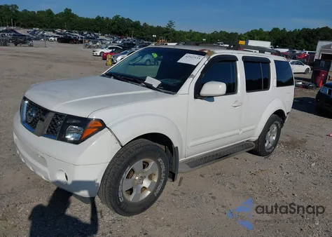 2007 Nissan Pathfinder Se from USA, damaged, VIN 5N1AR18U27C616682